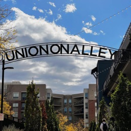 exterior building view with sign
